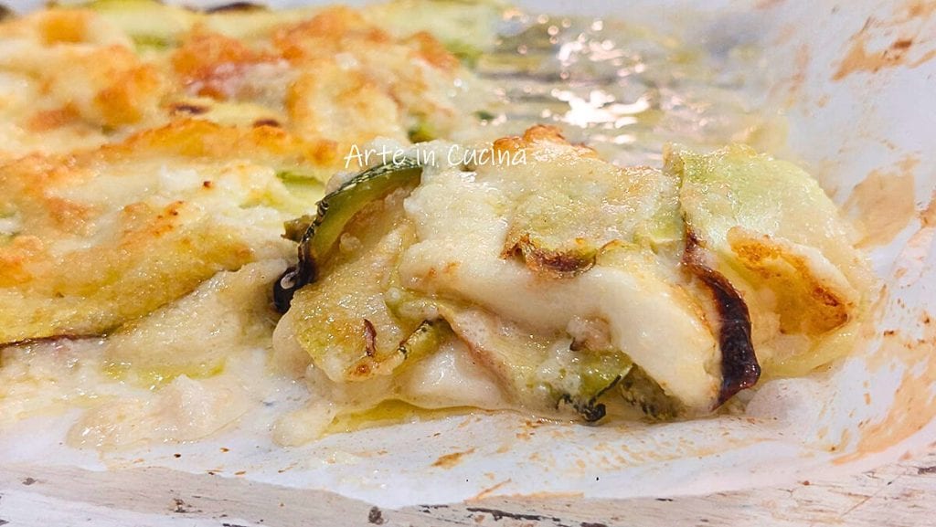 BAKED ZUCCHINI WITH MOZZARELLA and Parmesan
