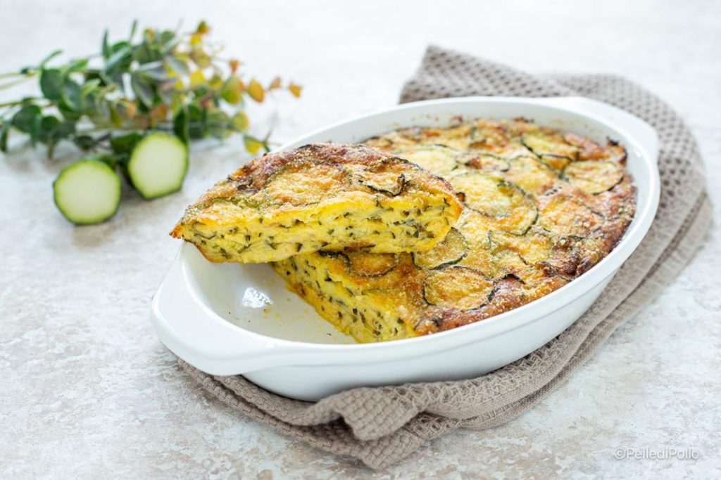 zucchini and stracchino casserole