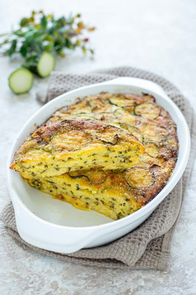 zucchini and stracchino tart