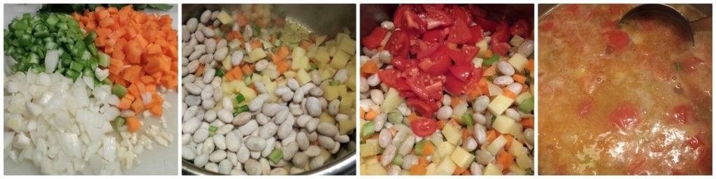 mussels and bean soup