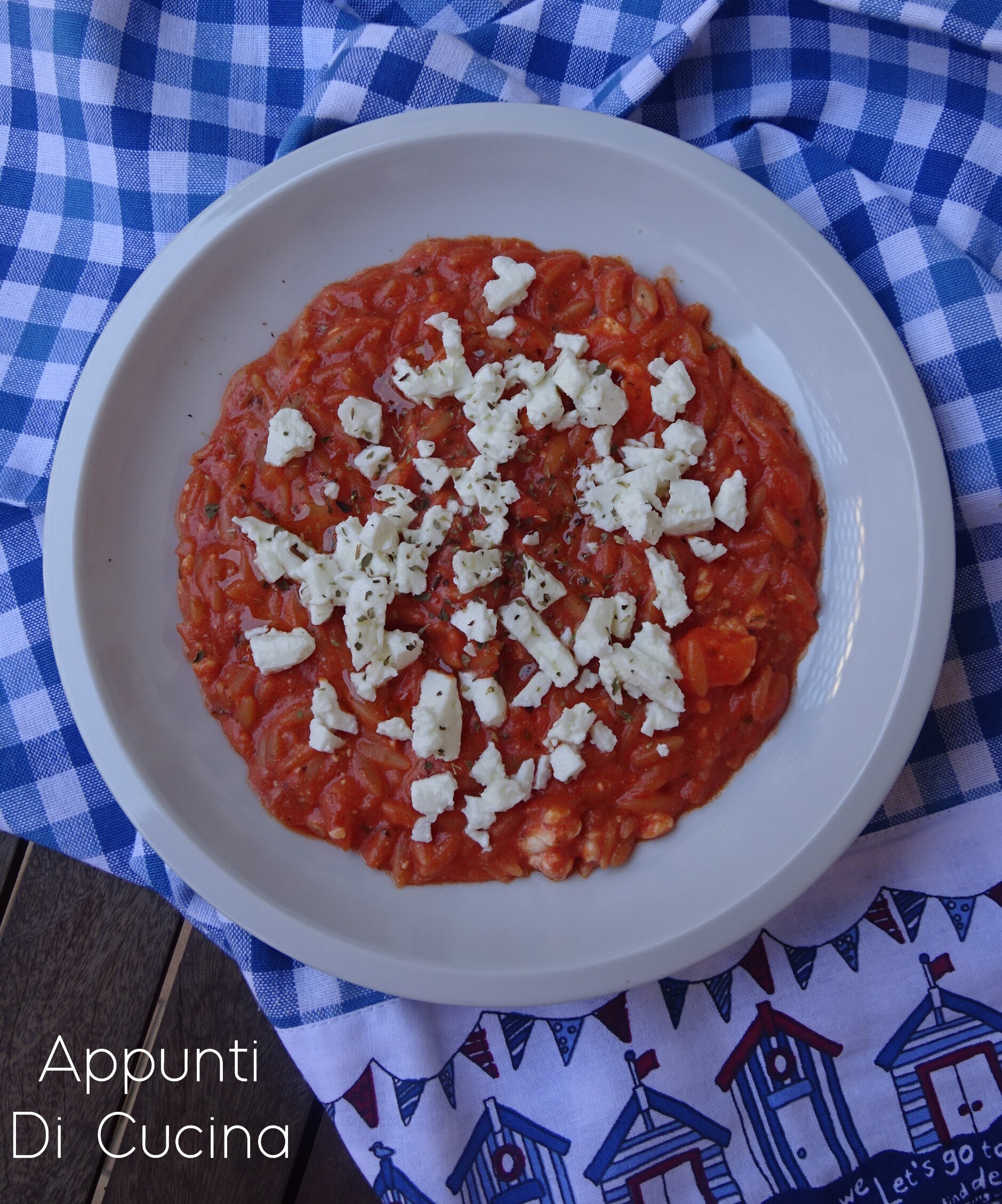 GREEK MANESTRA WITH FETA