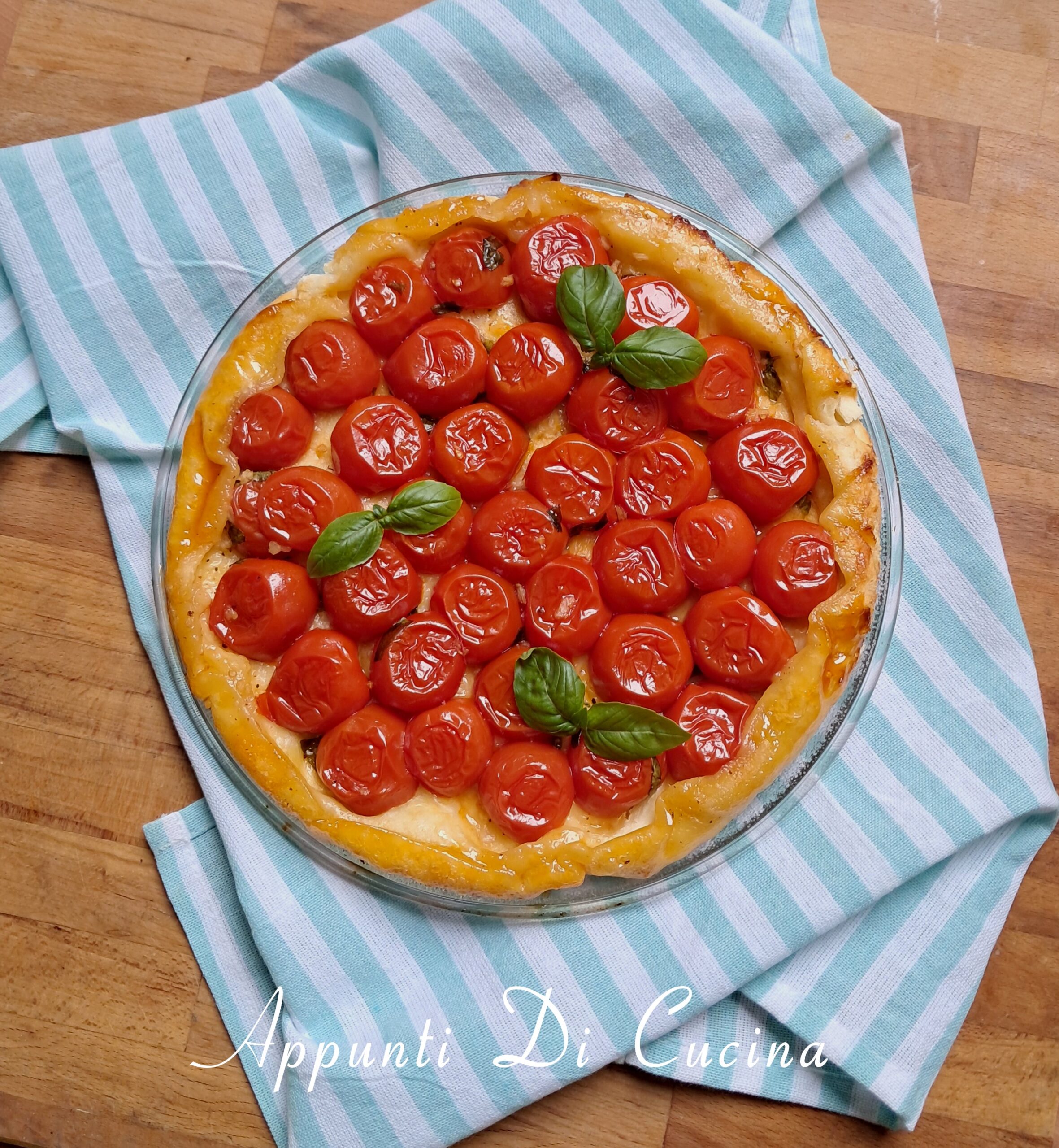 CHERRY TOMATO TARTE TATIN