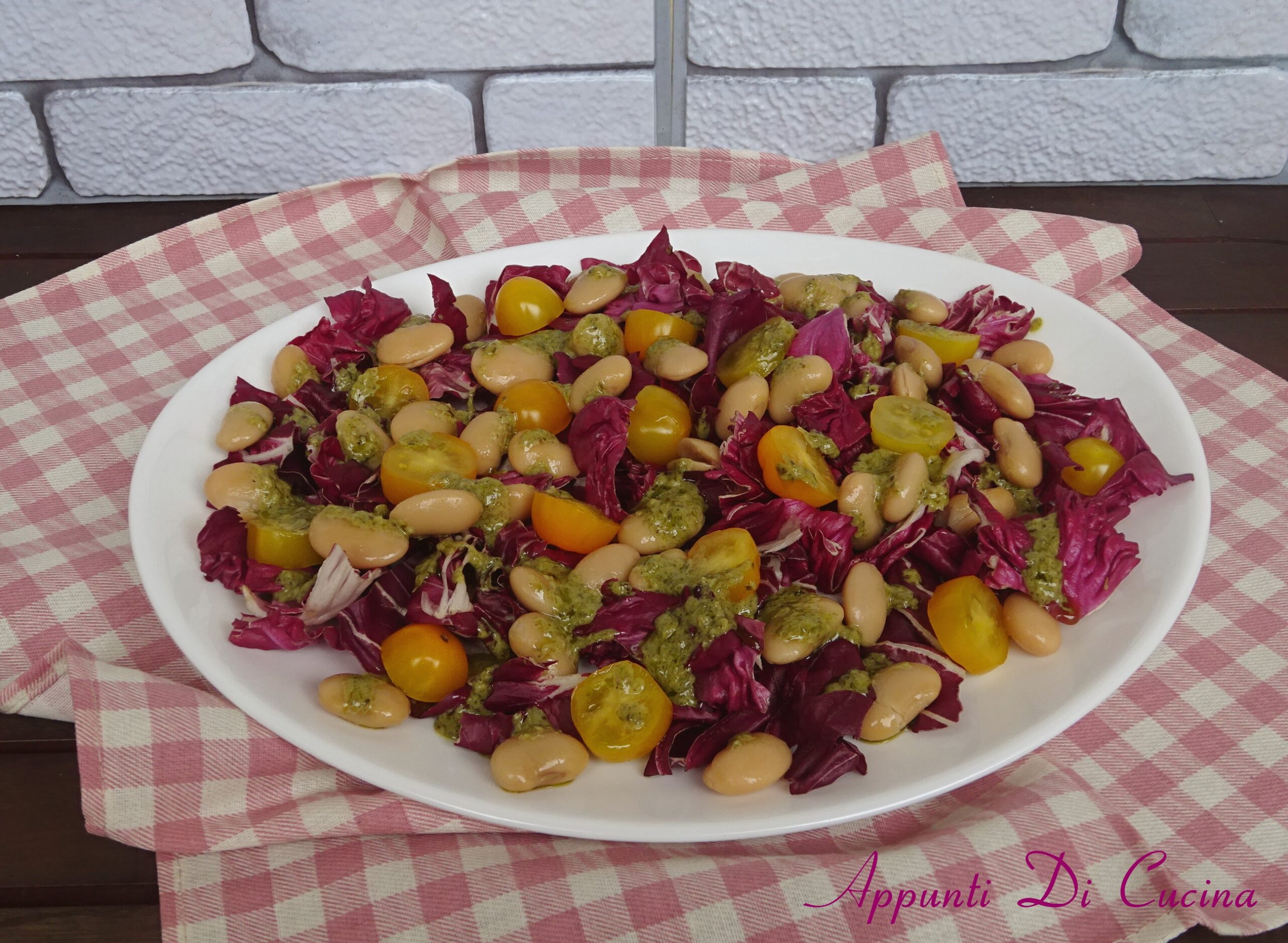 RADICCHIO AND SPANISH BEANS SALAD