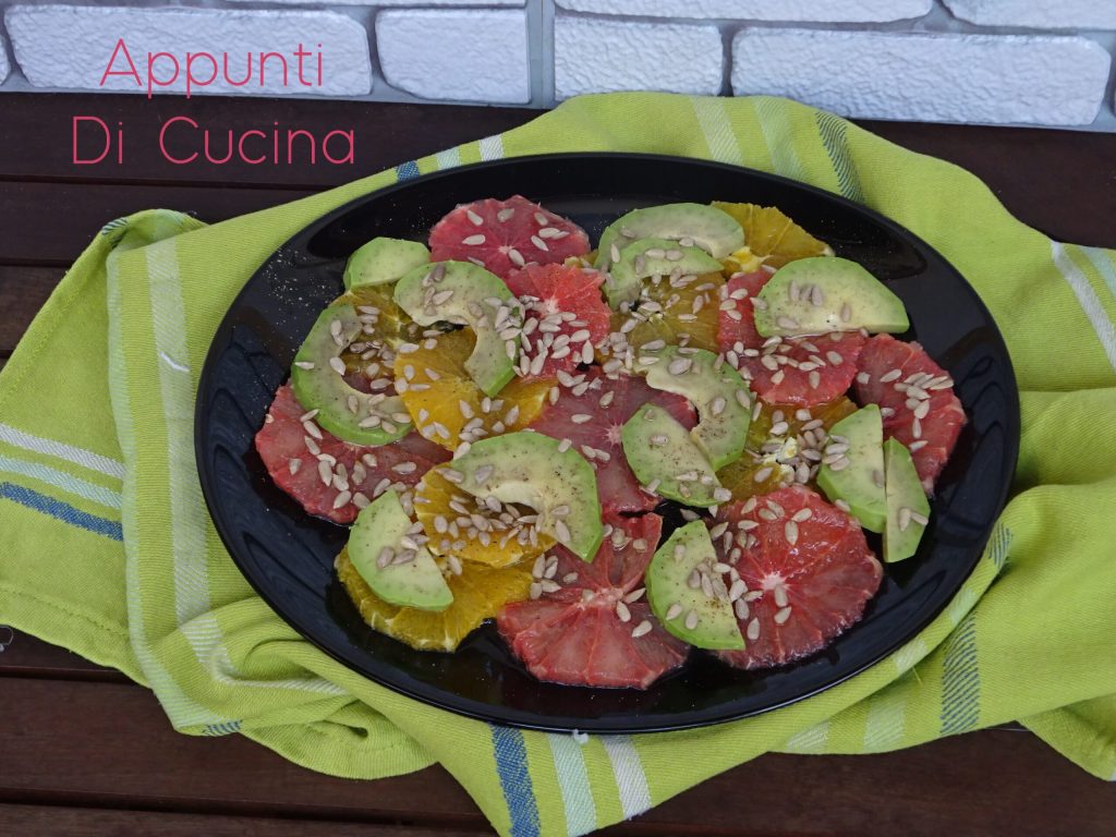 Orange, grapefruit, and avocado salad