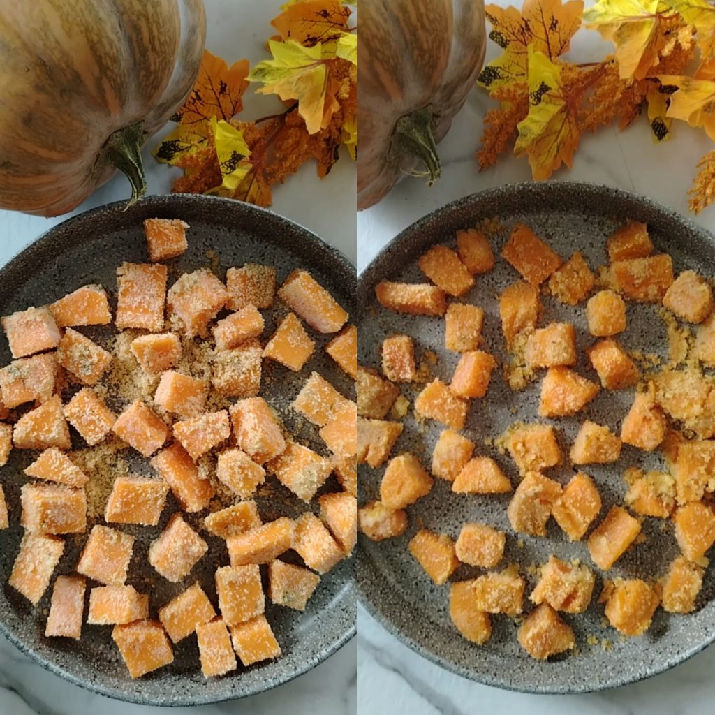 Oven-baked Gratinated Pumpkin