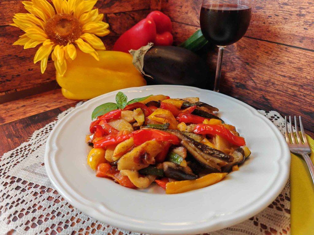 Vegetable and Basil Fricassee