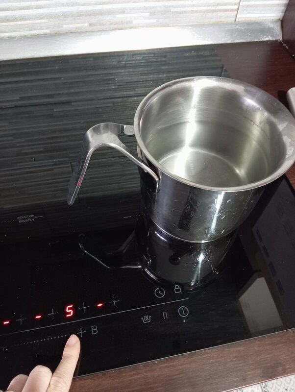Boiling water