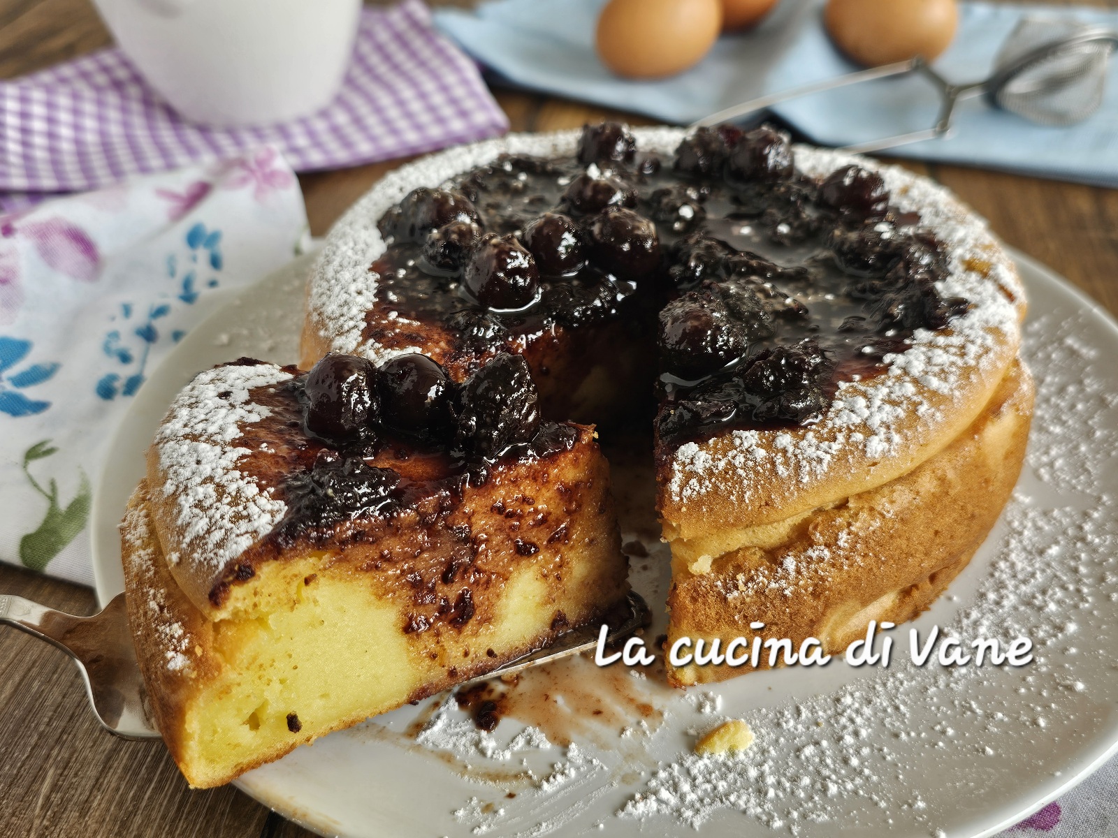 CREAMY LEMON AND MASCARPONE SOUFFLE CAKE