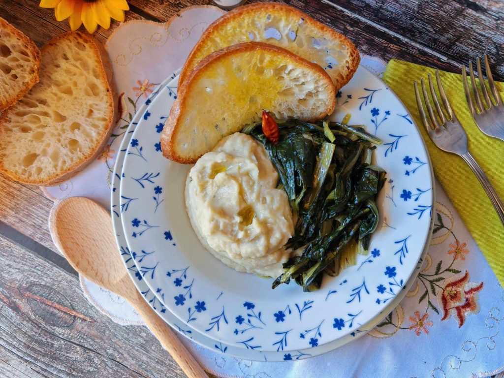 Fava Beans and Chicory