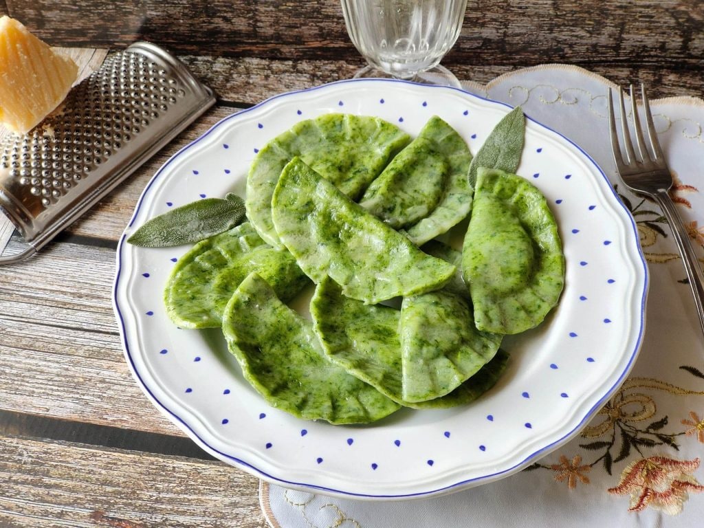 Green Ravioli