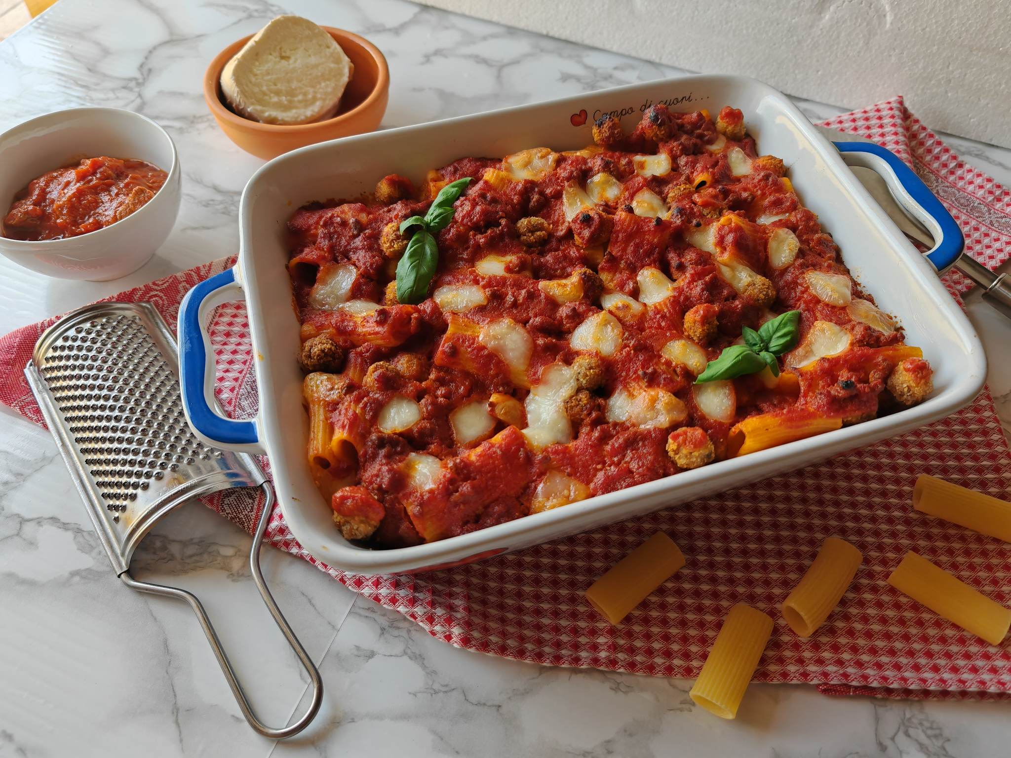 Baked Pasta with Meatballs