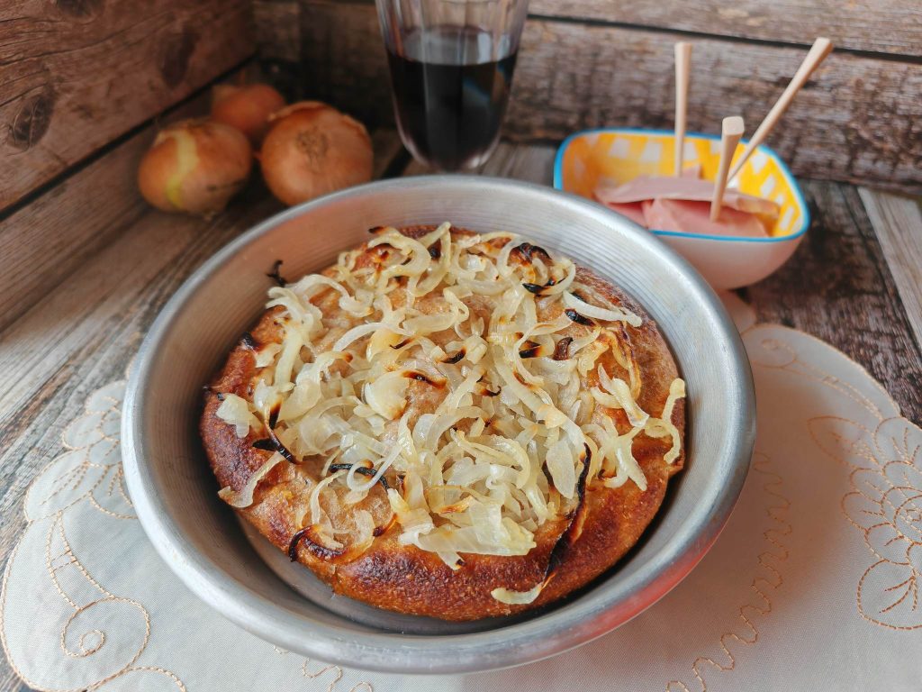 Soft Focaccia with Onions