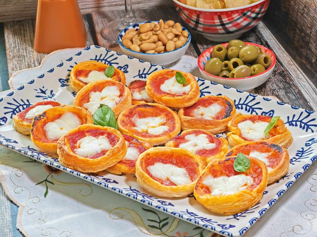 Puff Pastry Mini Pizzas