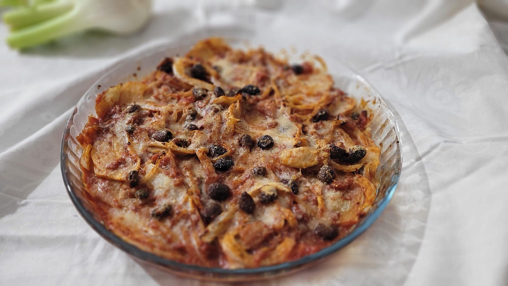 Fennel Pizzaiola in Air Fryer
