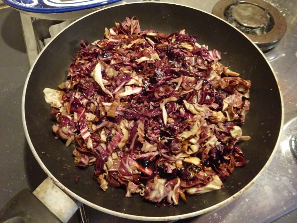 Braised Radicchio with Balsamic Vinegar