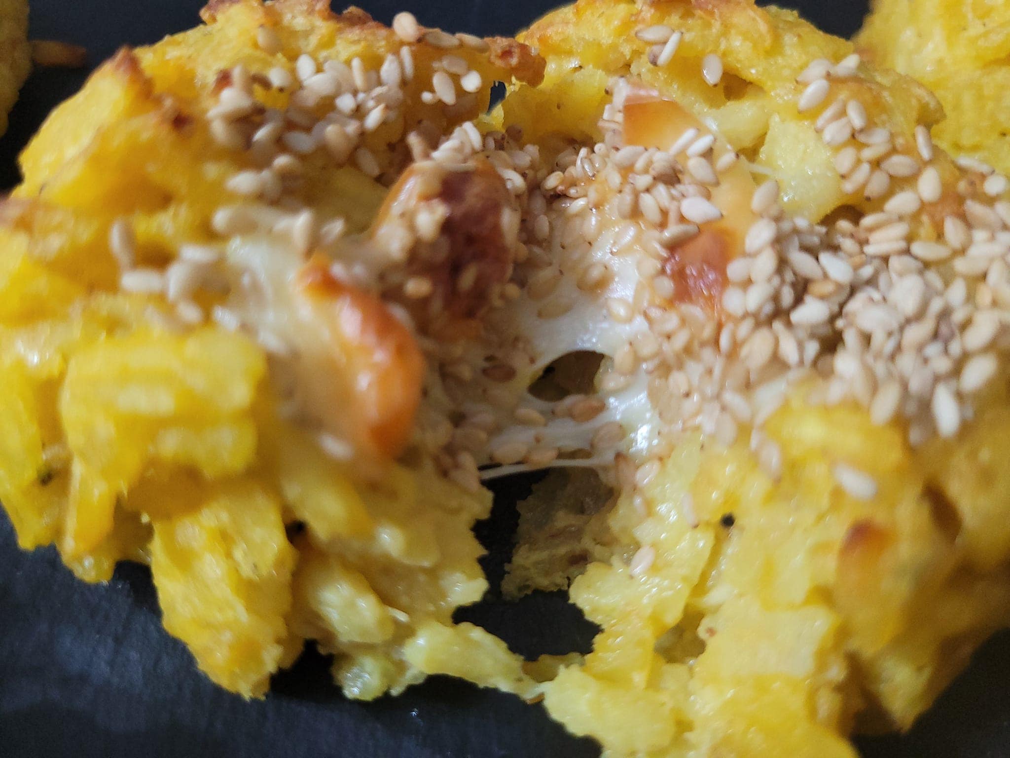 Crispy Rice Croquettes with Smoked Cheese in Air Fryer