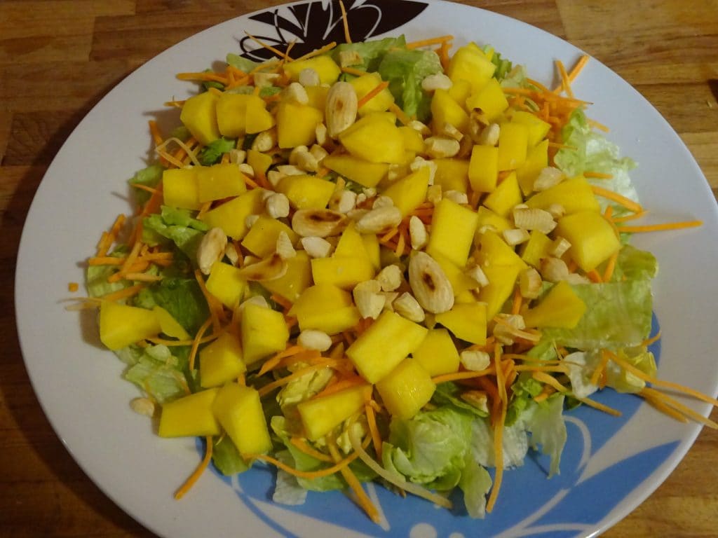 Mango and Cottage Cheese Salad