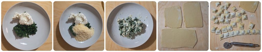Ricotta and Spinach Ravioli