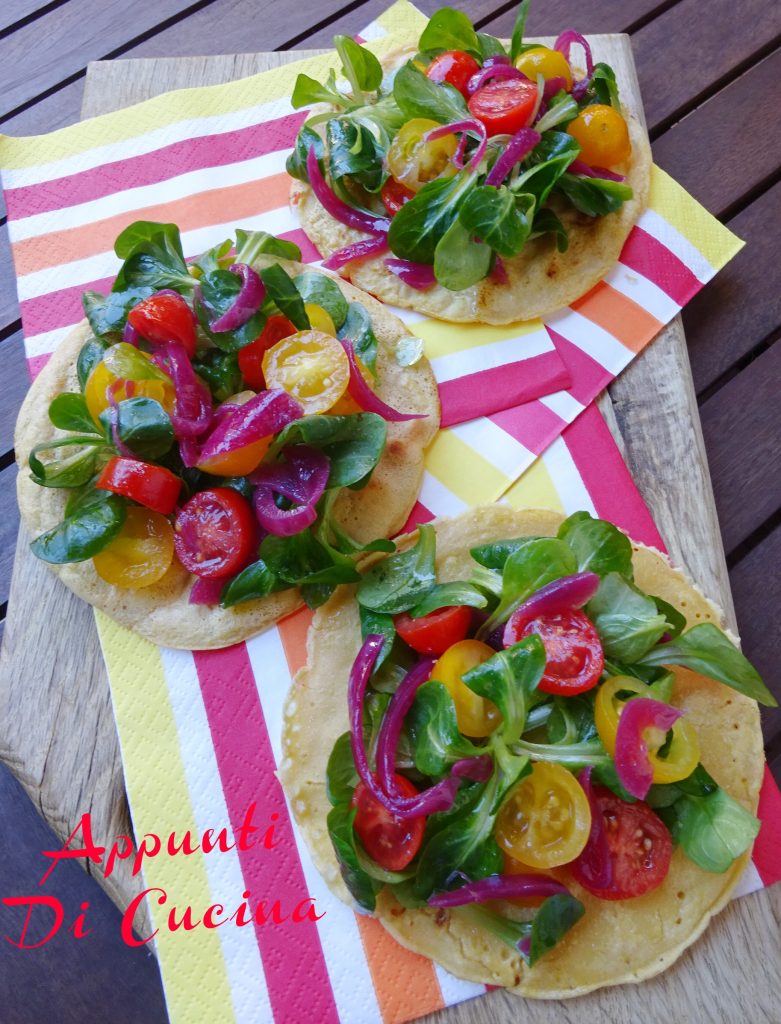 Stuffed chickpea flatbreads