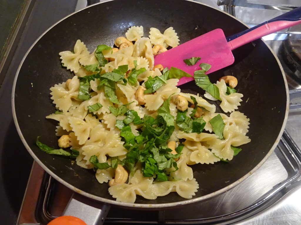 Lemon and Basil Farfalle