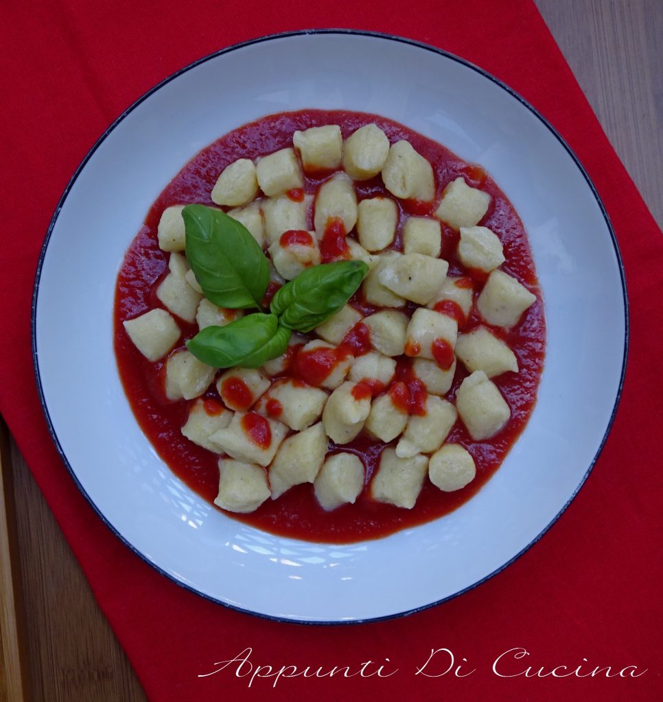 Leftover polenta gnocchi