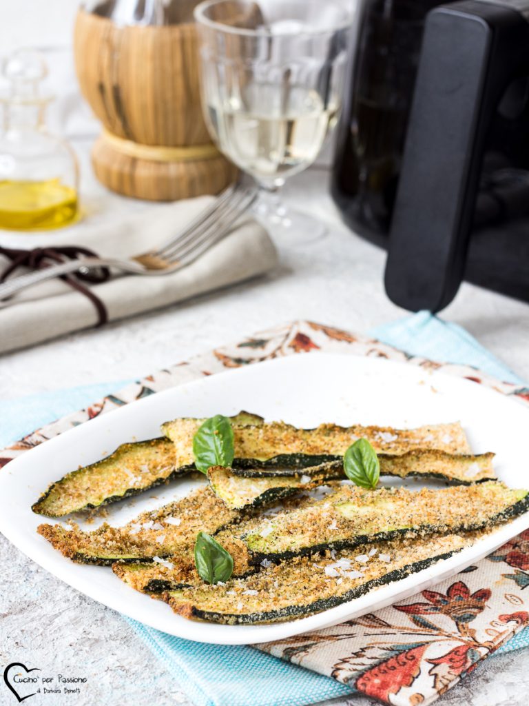 Air Fryer Gratin Zucchini