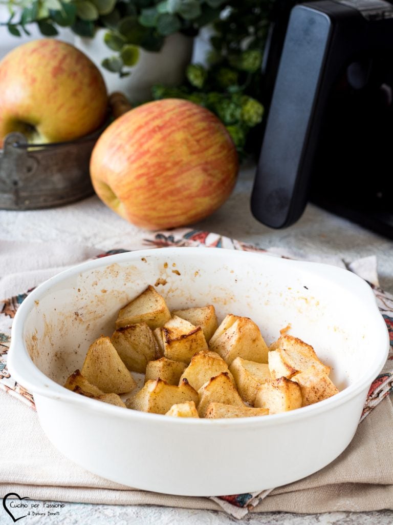 Air fryer baked apple