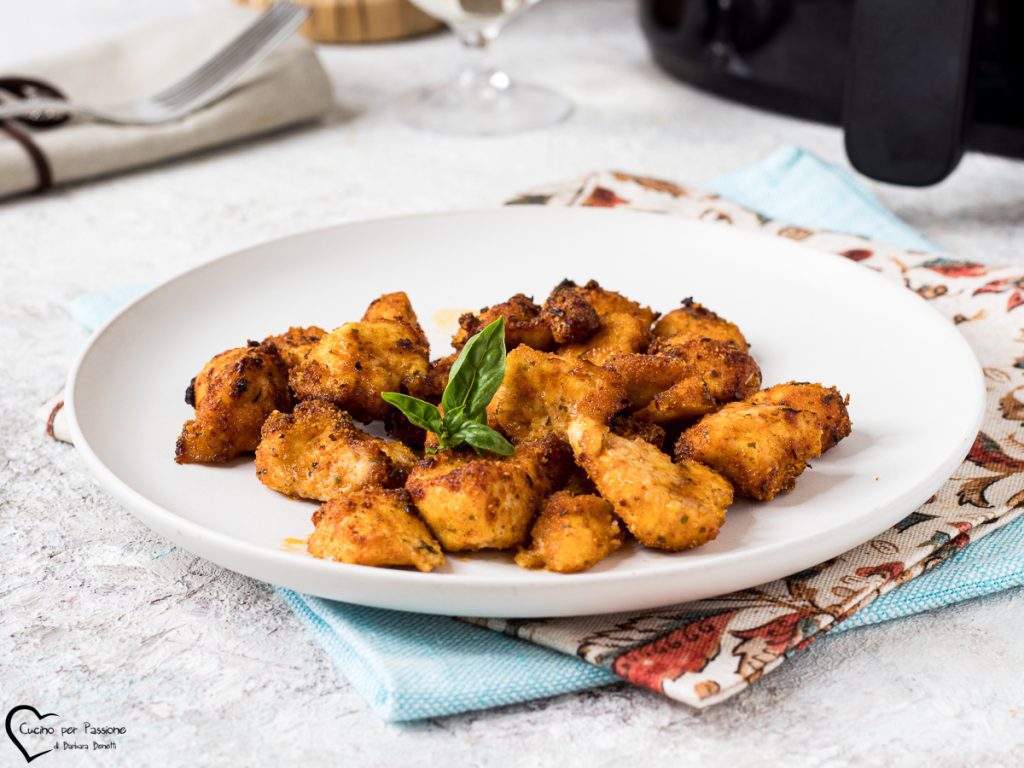 Air fryer paprika chicken bites