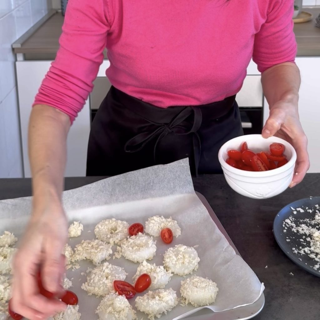 Baked Gratin Squid with Cherry Tomatoes