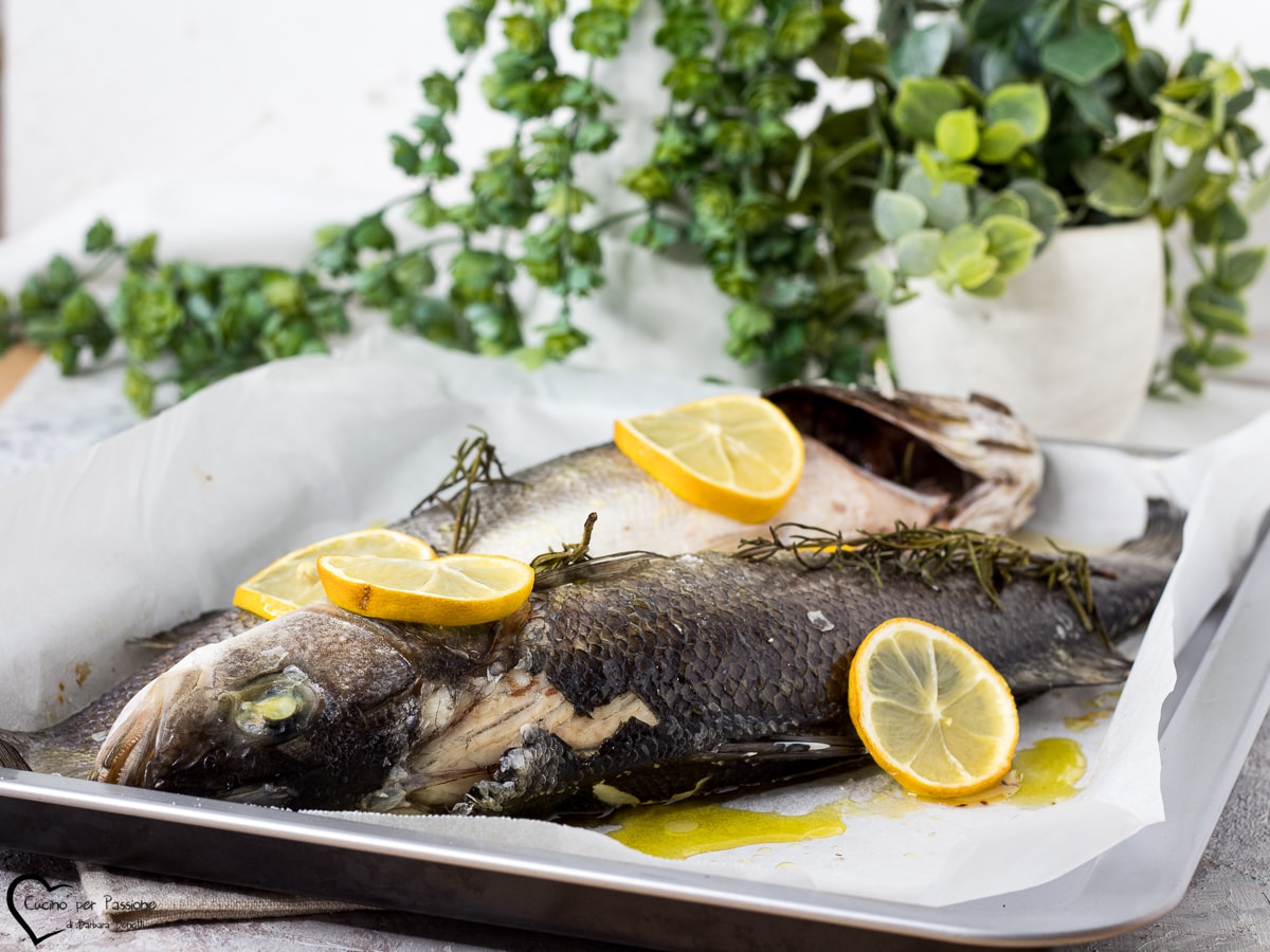 BAKED SEA BASS