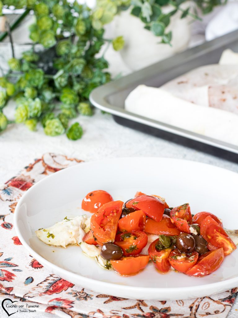 baked sea bream in foil