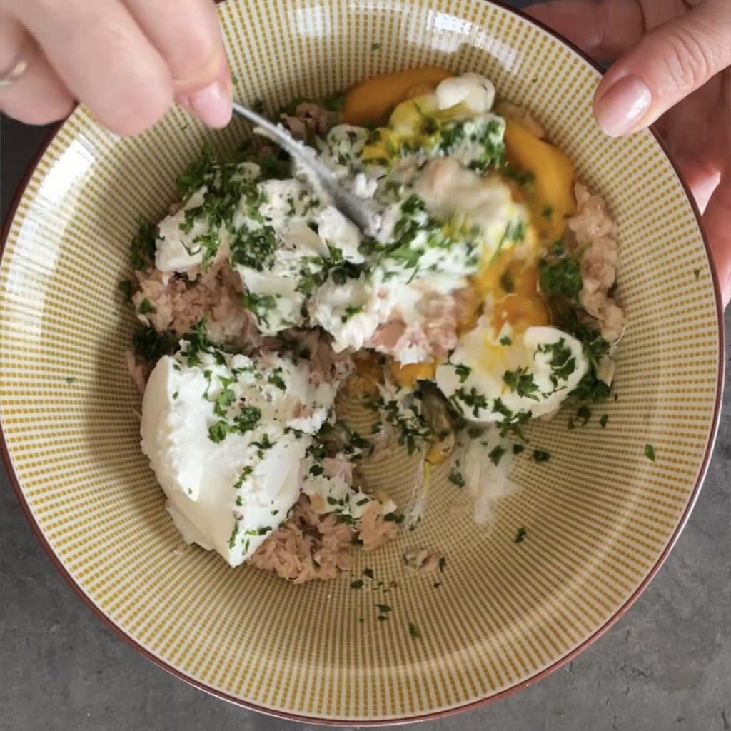 Baked tuna meatballs