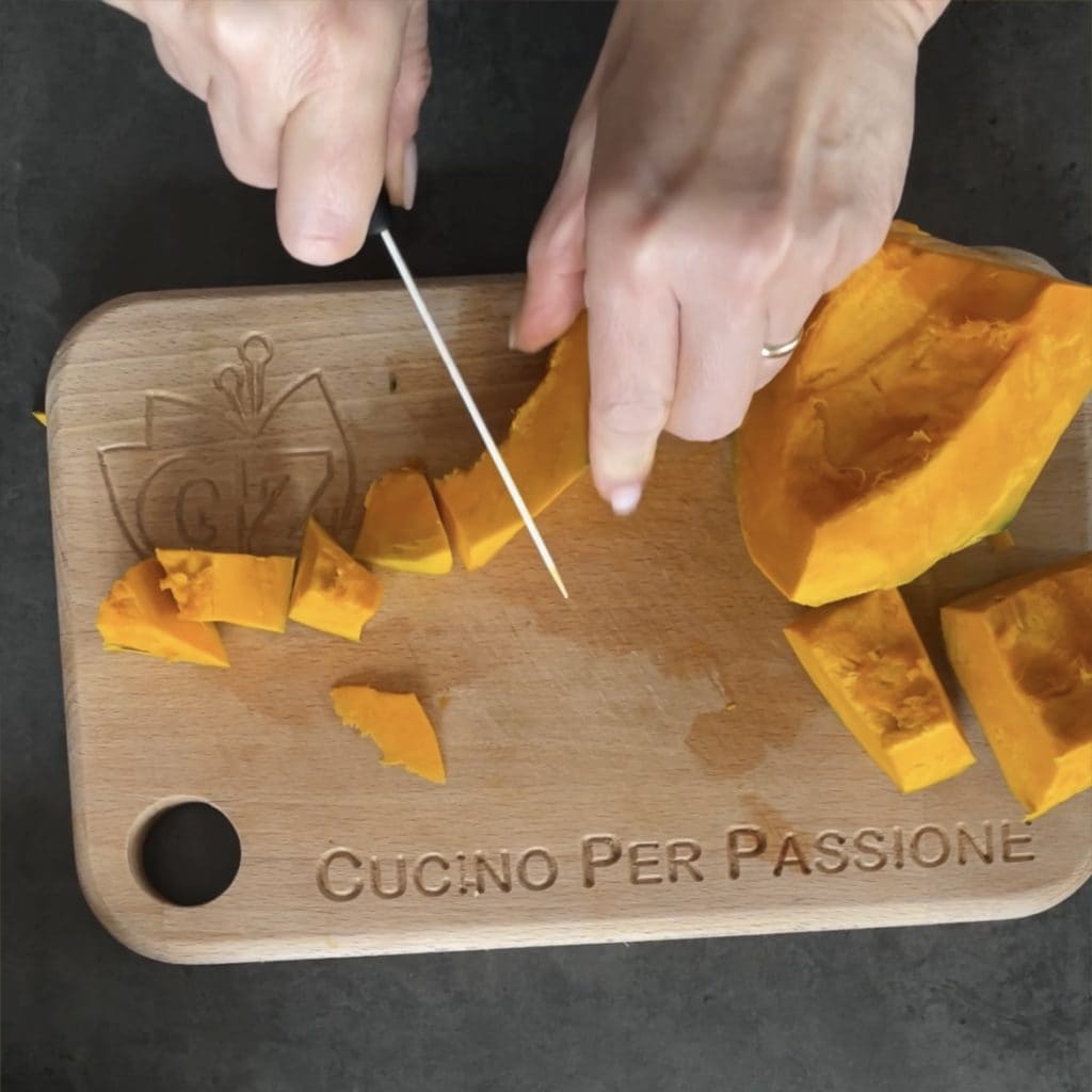 Chicken breast with pumpkin and potatoes