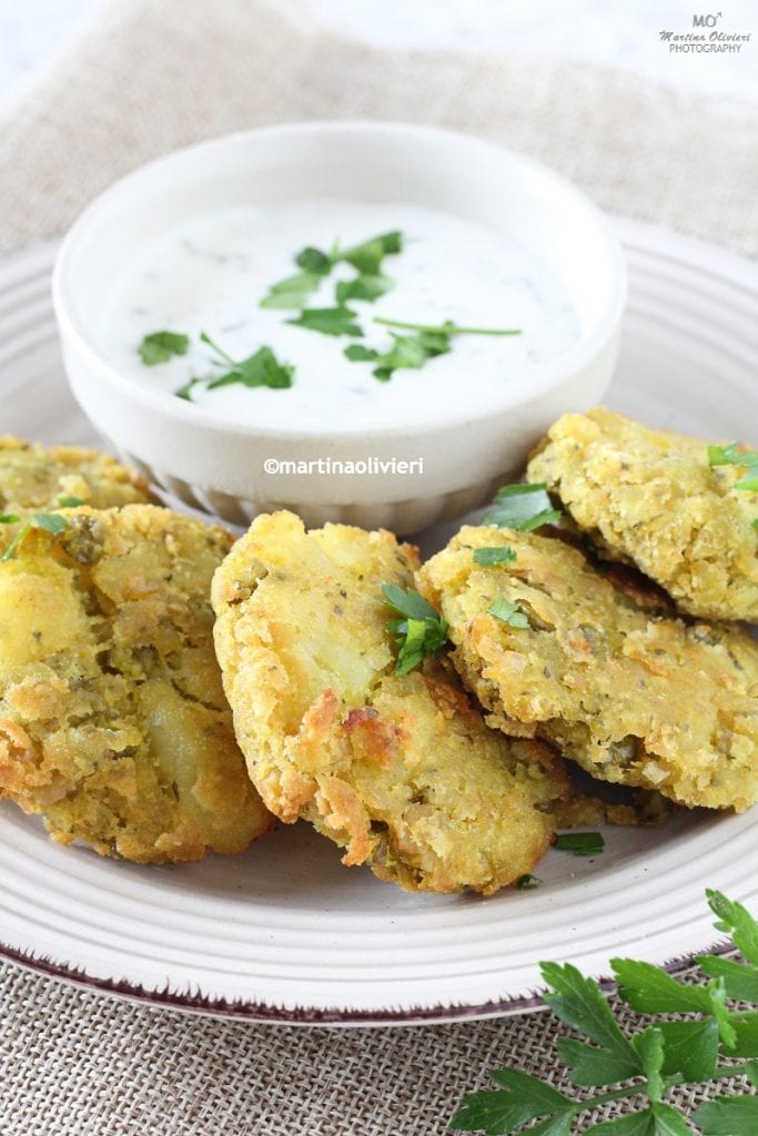 Chickpea and Potato Fritters