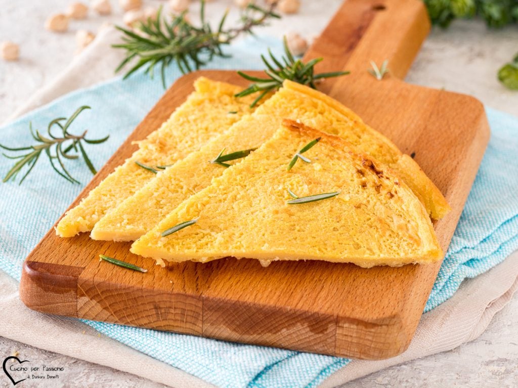 Chickpea and rosemary flatbread