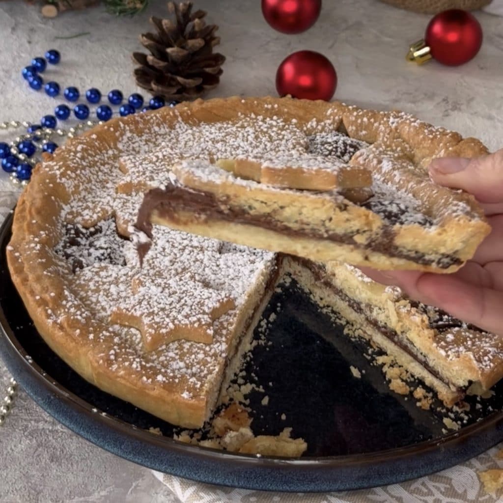 Christmas Tart with Nutella