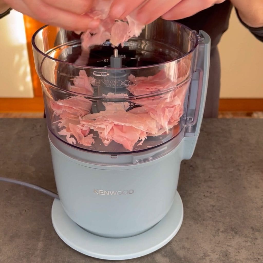 Christmas ham sandwiches