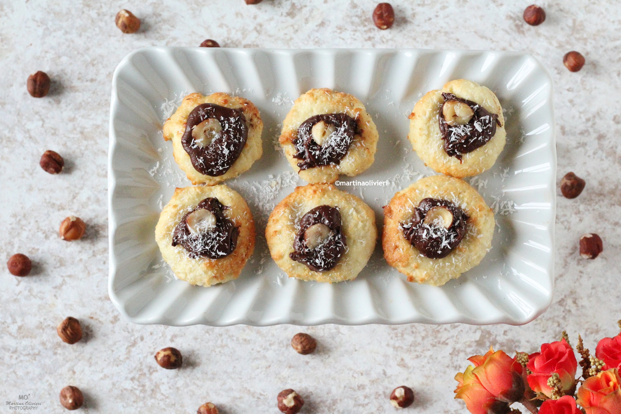 Coconut and Hazelnut Cream Cookies – Lactose-Free