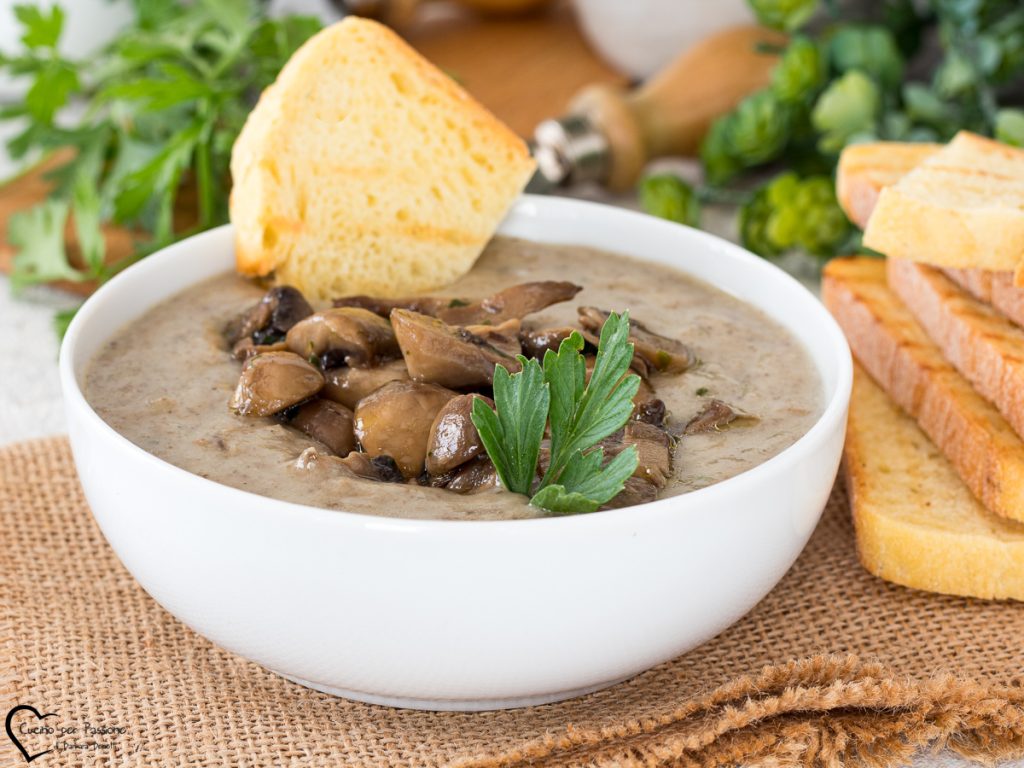 Cream of champignon mushrooms