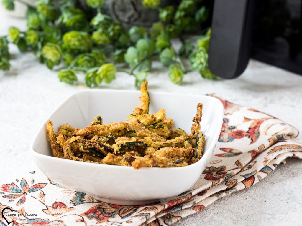 Crispy zucchini in air fryer