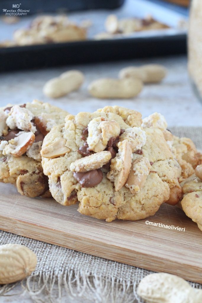 Crumbl Cookies with Peanuts and Chocolate