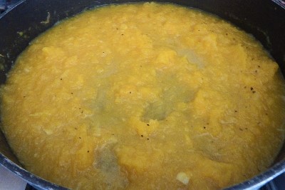 pasta with pumpkin and taleggio