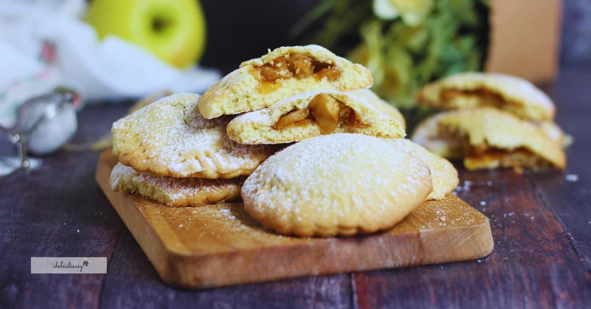 Apple and Jam Heart Cookies