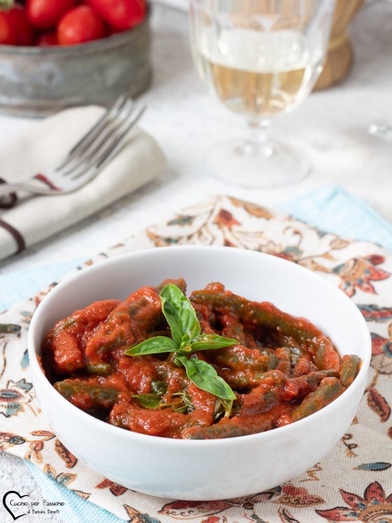 Green beans with tomato