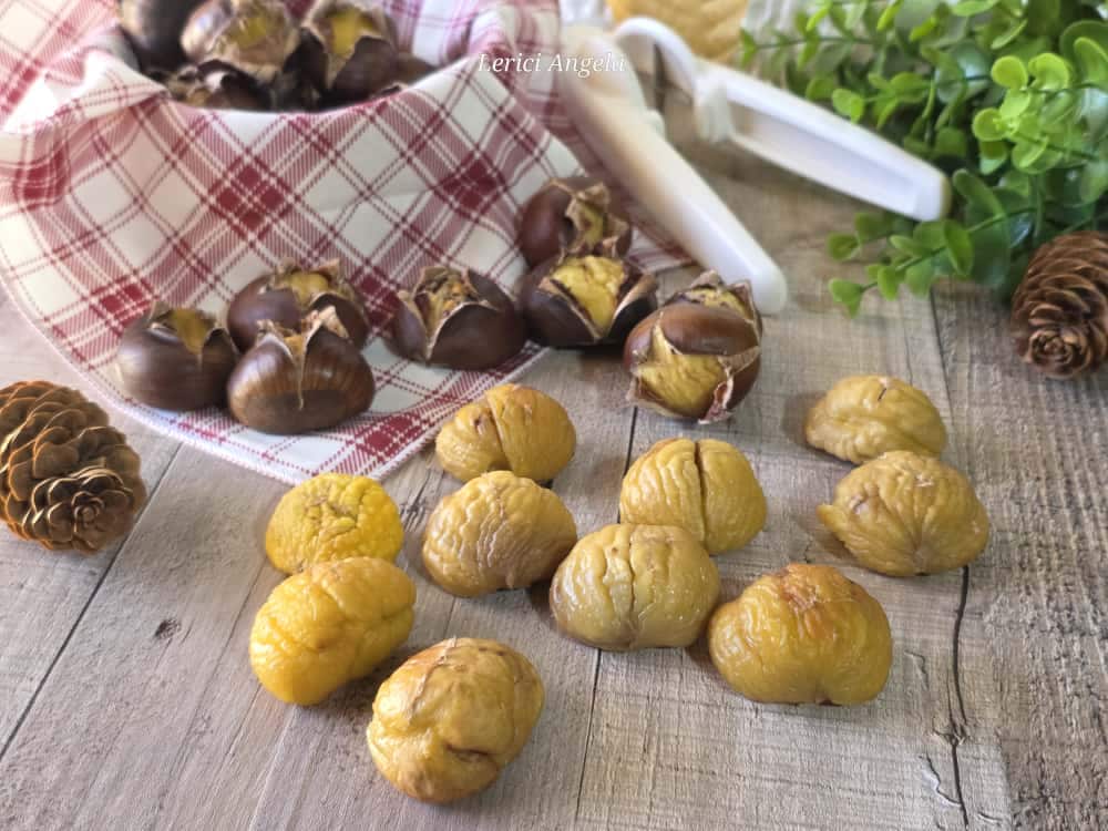 Soft chestnuts in air fryer