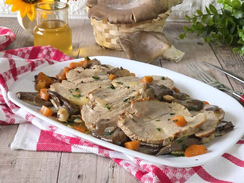 Veal Roast with Mushrooms