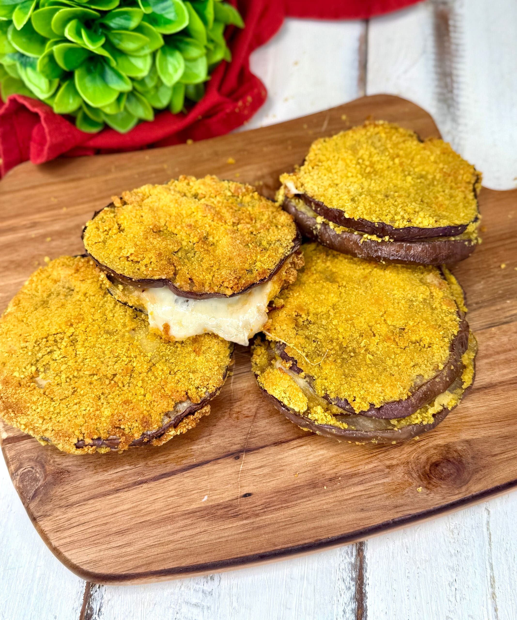 Eggplant Cordon Bleu in Air Fryer