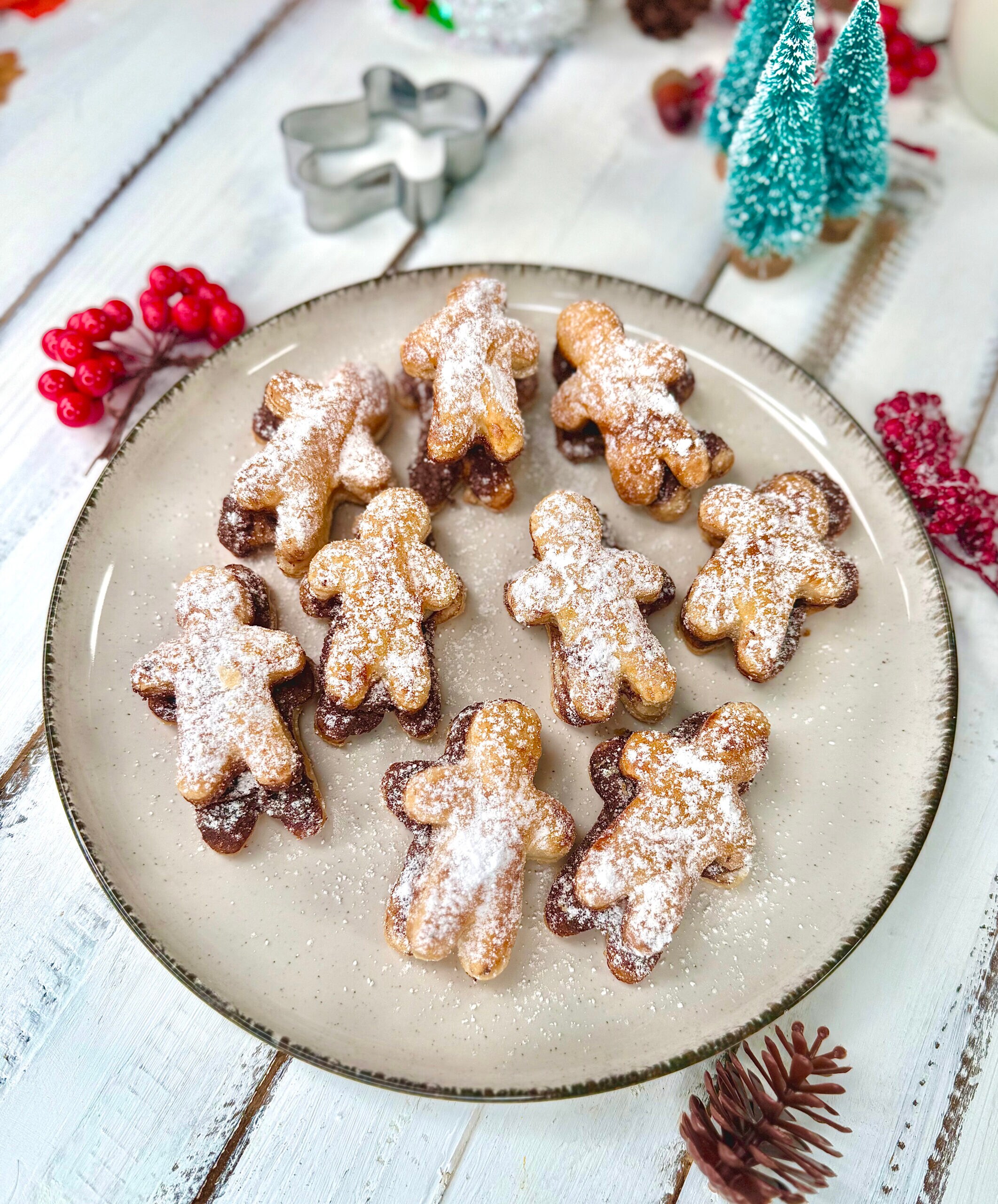 Nutella Puff Pastry Men in Air Fryer