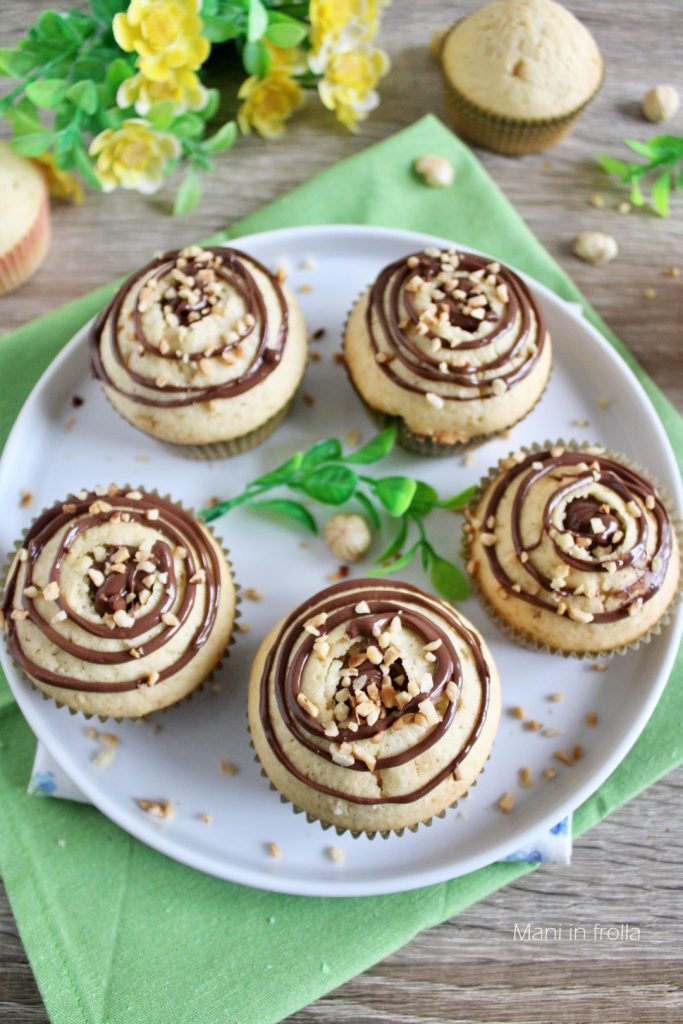 Hazelnut Muffins with Nutella Heart