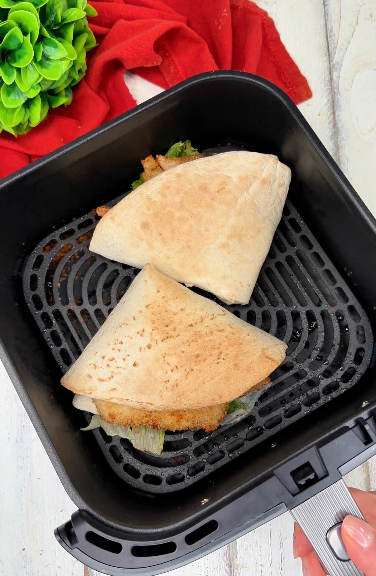 Crispy Chicken Wrap in Air Fryer